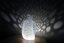 Voronoi Pták – LED lampa - Bílá, 25cm