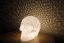 Voronoi Lebka – LED lampa - Bílá, 20cm