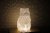 Voronoi Kočka – LED lampa - Bílá, 25cm