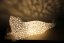 Voronoi Ležící Kočka – LED lampa - Bílá, 30cm