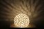 Voronoi Koule – LED lampa - Bílá, 20cm