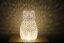 Voronoi Kočka – LED lampa - Bílá, 25cm