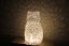 Voronoi Kočka – LED lampa - Bílá, 25cm